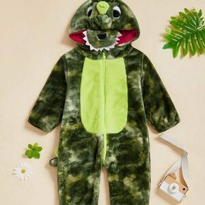 SHEIN Green Dinosaur Kids Costume